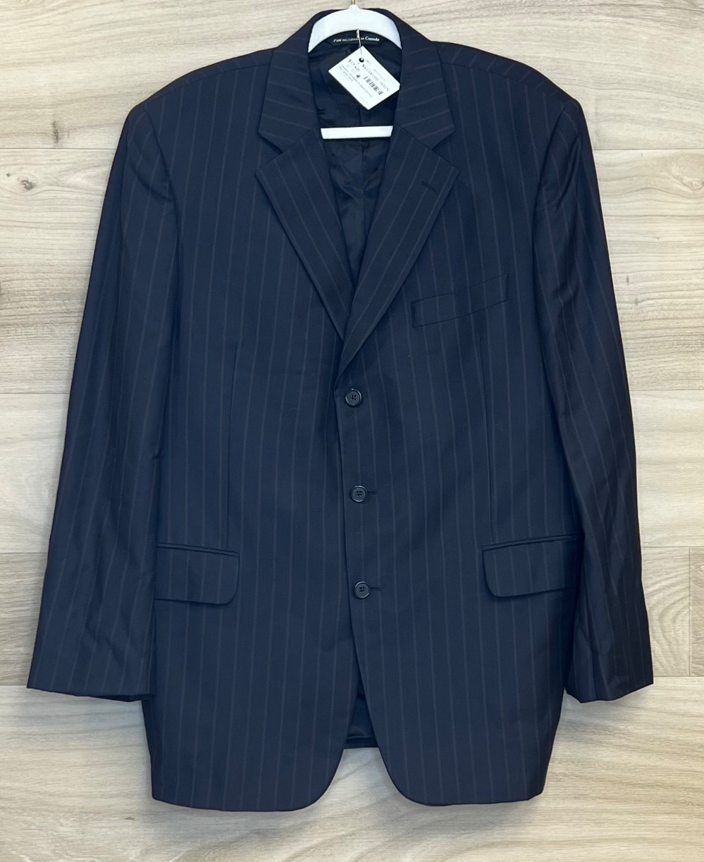 H Veston Orvieto X Jack Victor (XL) gris rayé
