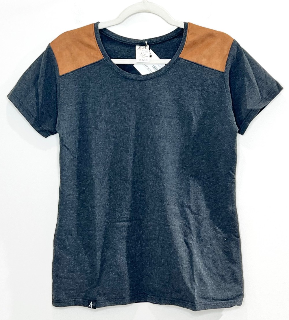 TShirt APRT (M) Gris et Brun