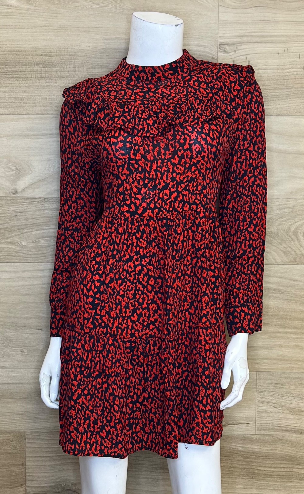 Robe Zara (XS) rouge et noir