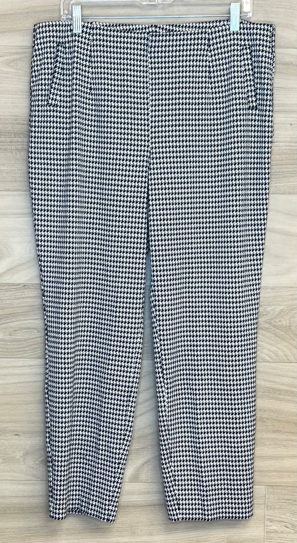 Pantalon Renuar (XL/16) pied de poule (noir et blanc)