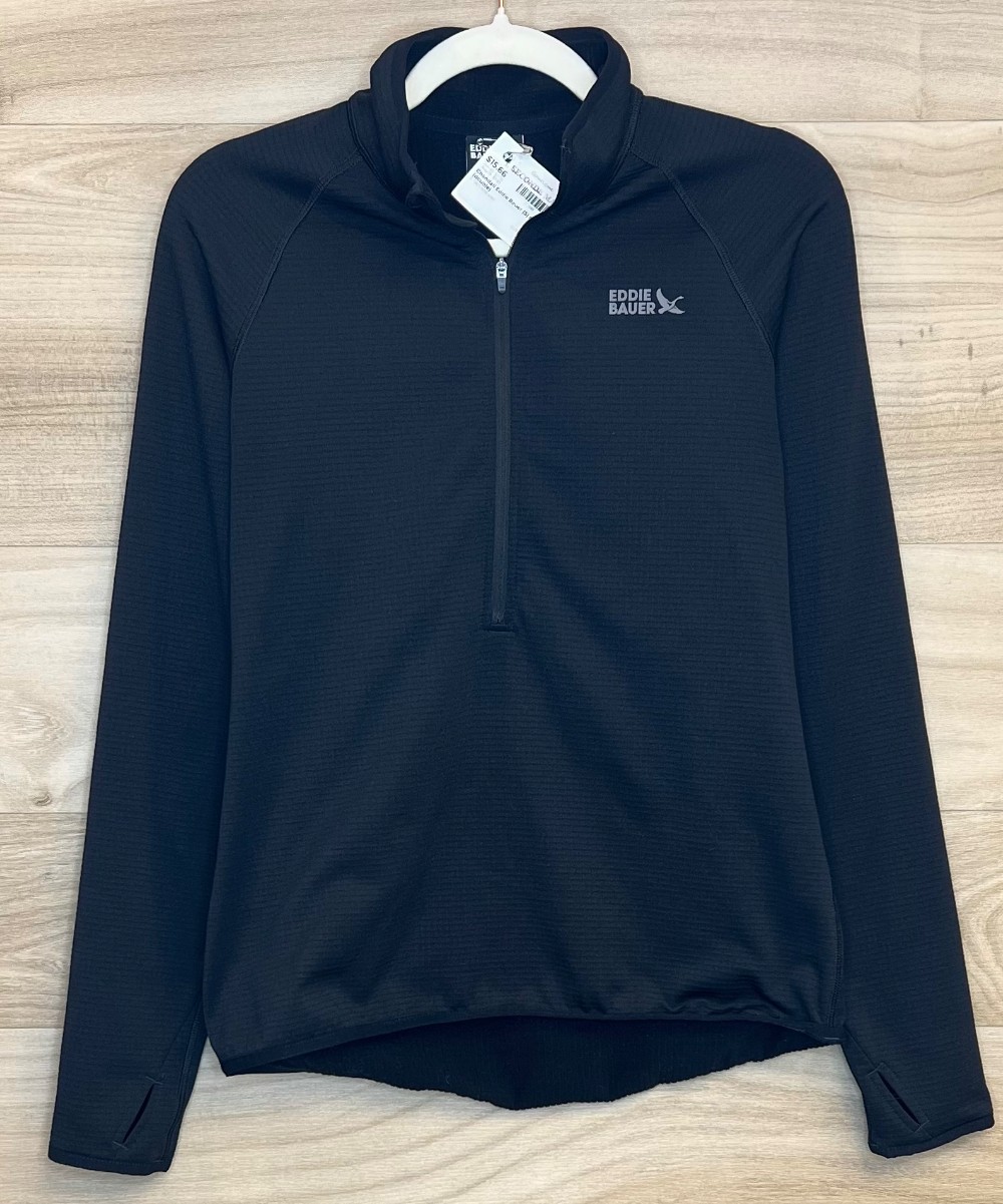 Chandail Eddie Bauer (S) noir (doublé)