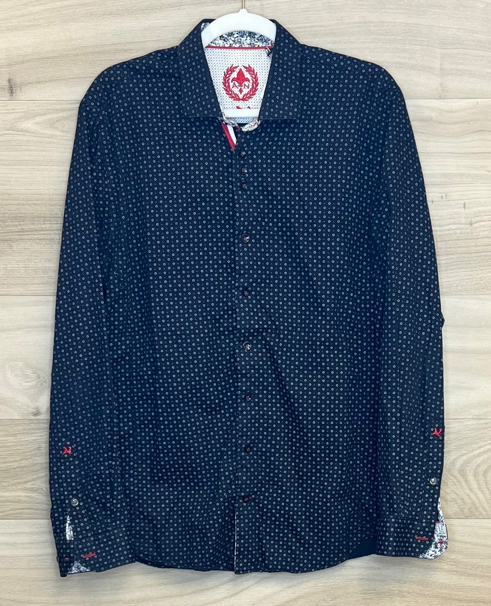 H Chemise Au Noir (L) Noir Pois