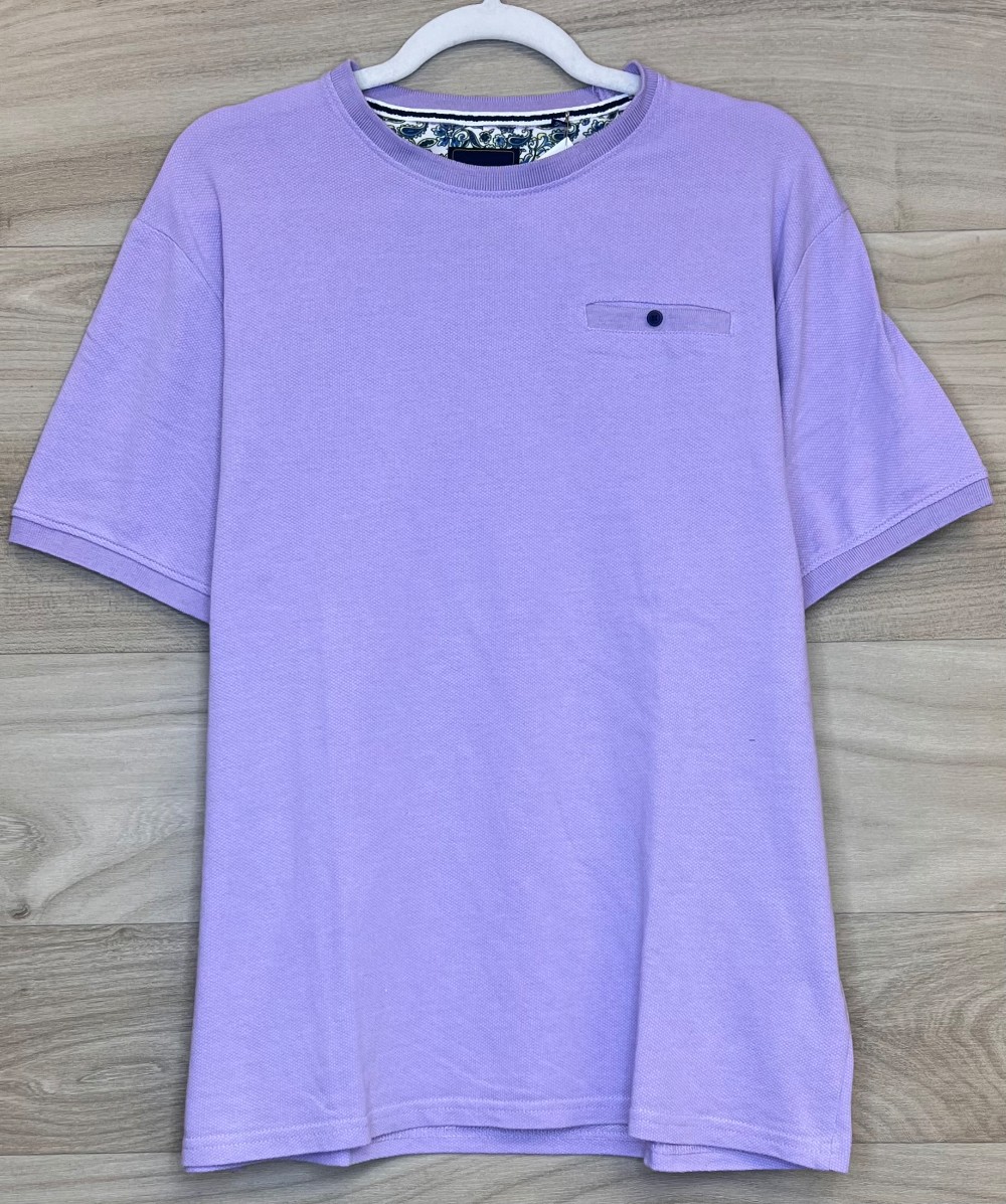 H Tshirt Lloyd & Jefferson (M) Mauve Lilas