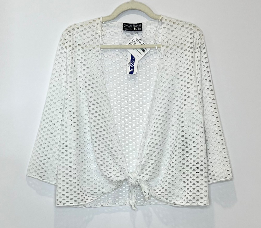 Veste Tango Mango (L) Blanc Ajouré