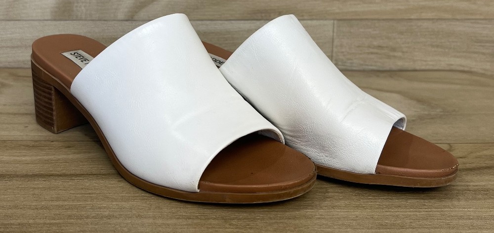 Sandales Steve Madden (7) blanches