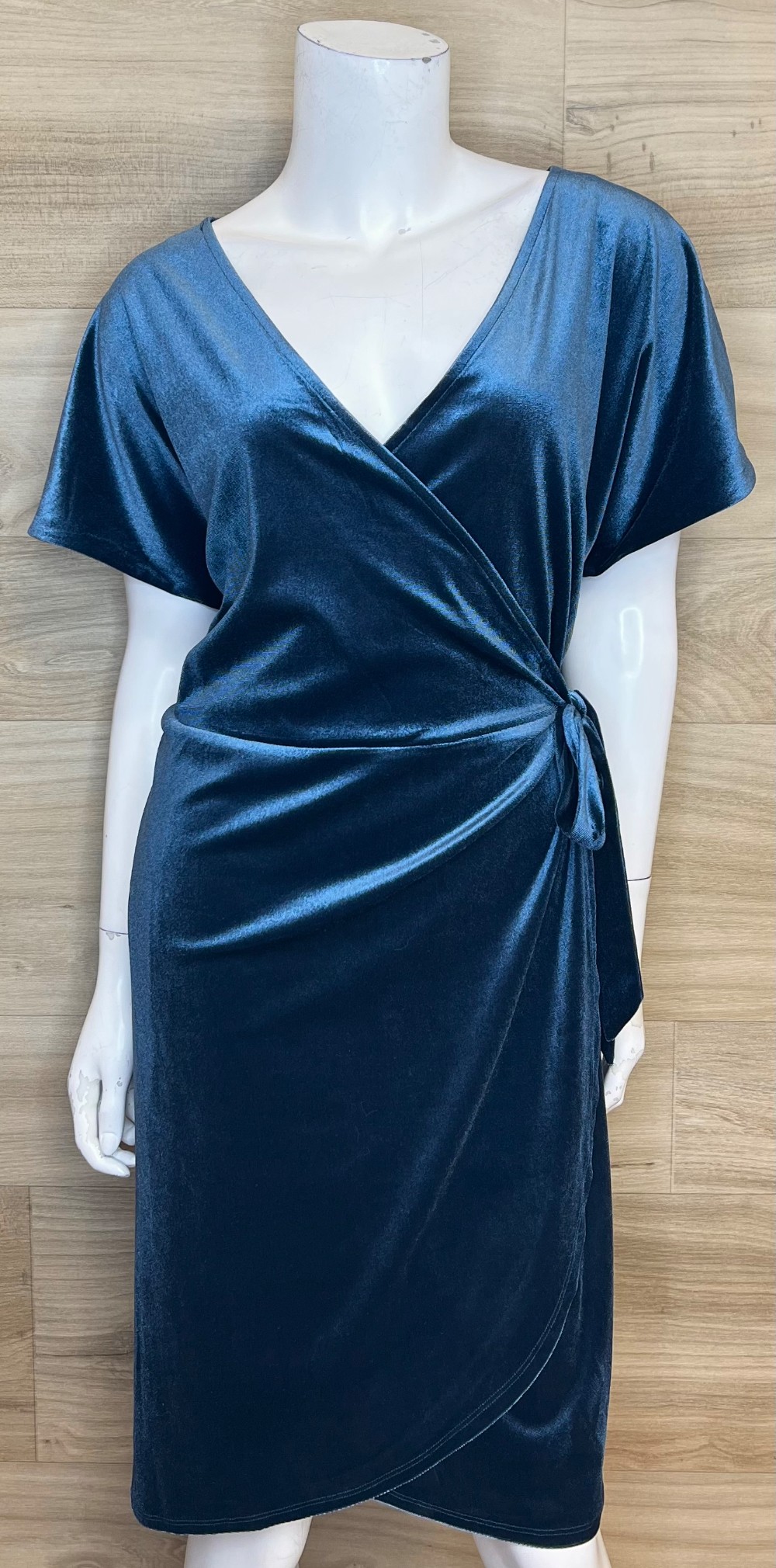 Robe Reitmans (2XL) bleue (velours)