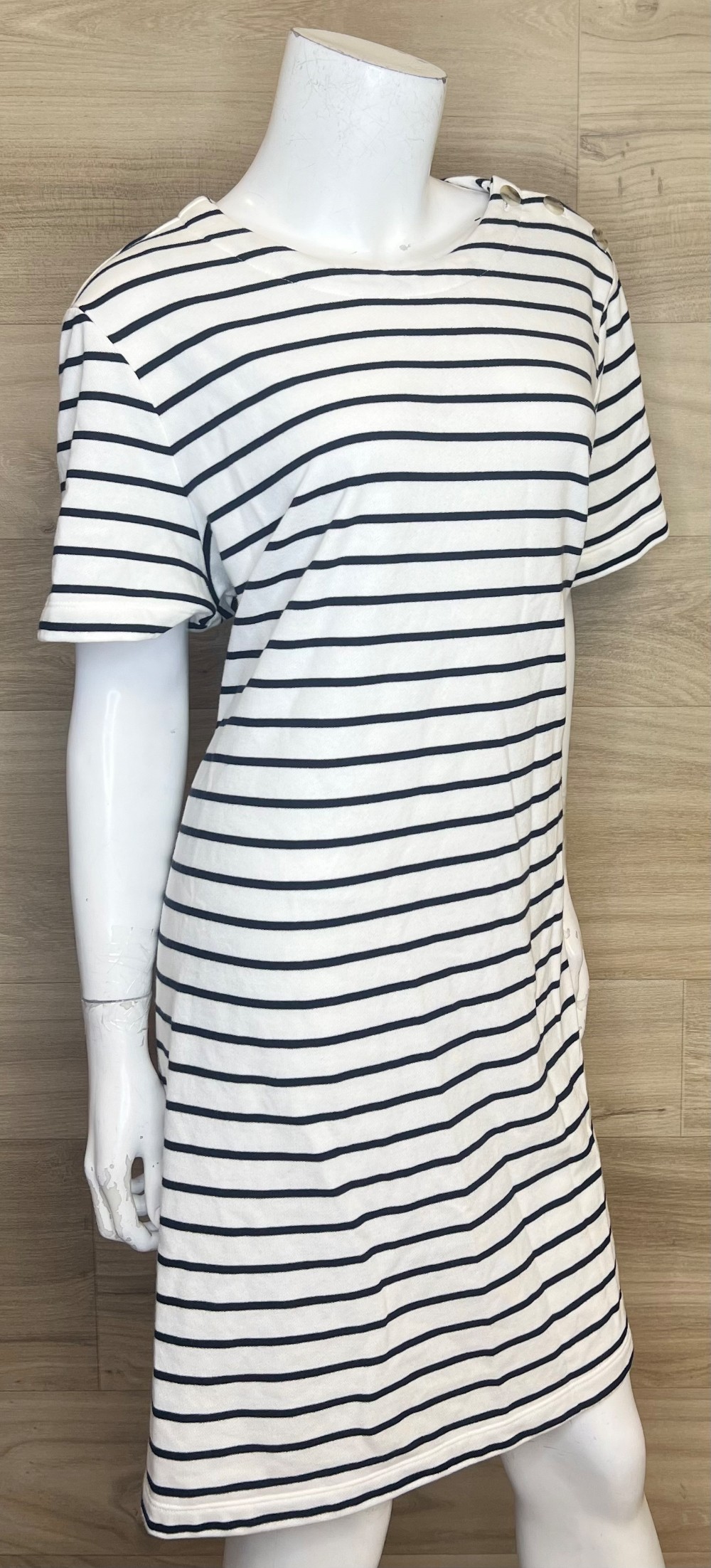 Robe Reitmans (XXL) Blanc et Bleu Rayé