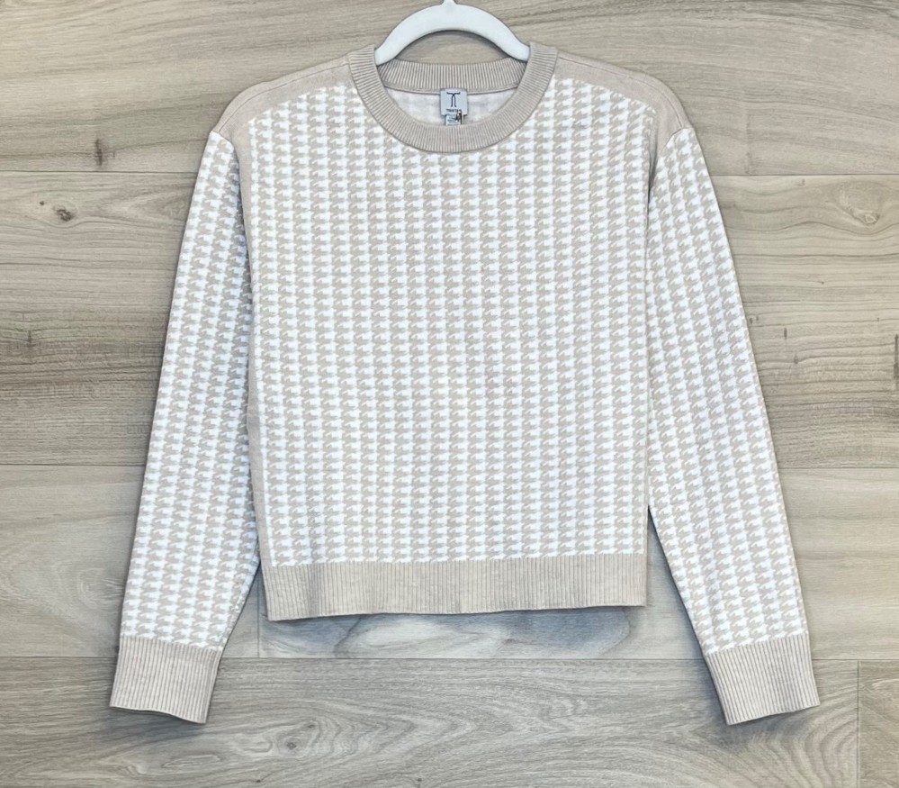 Chandail Tristan (XS) Ivoire Motif Creme