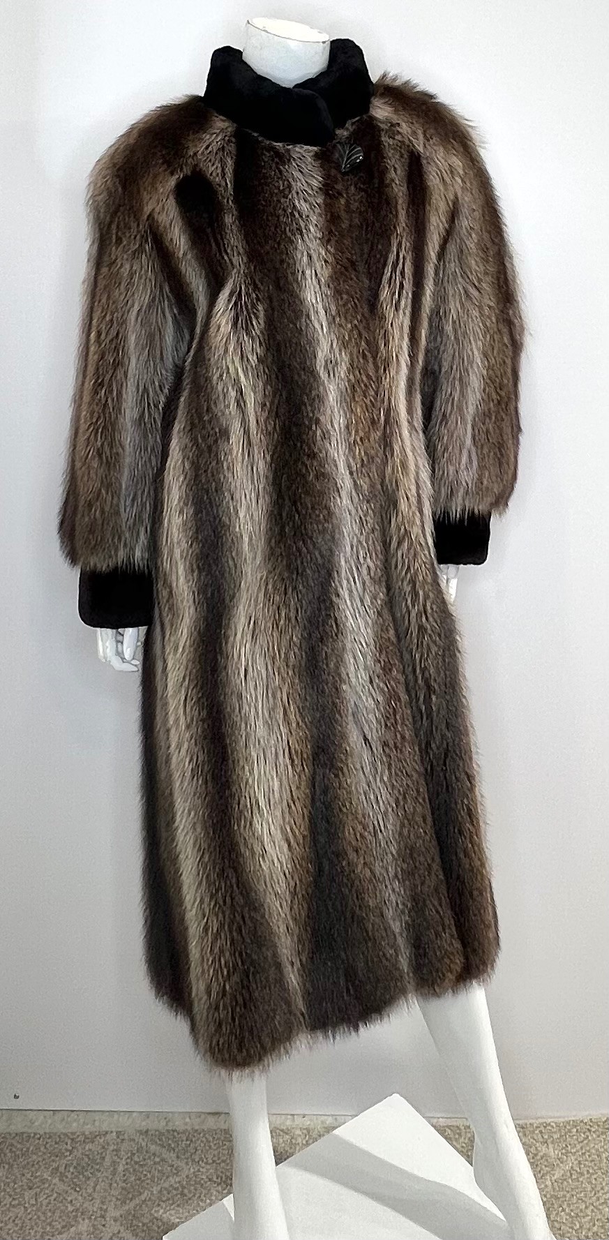 Manteau LAFLAMME FOURRURE (M/L) brun (fourrure)