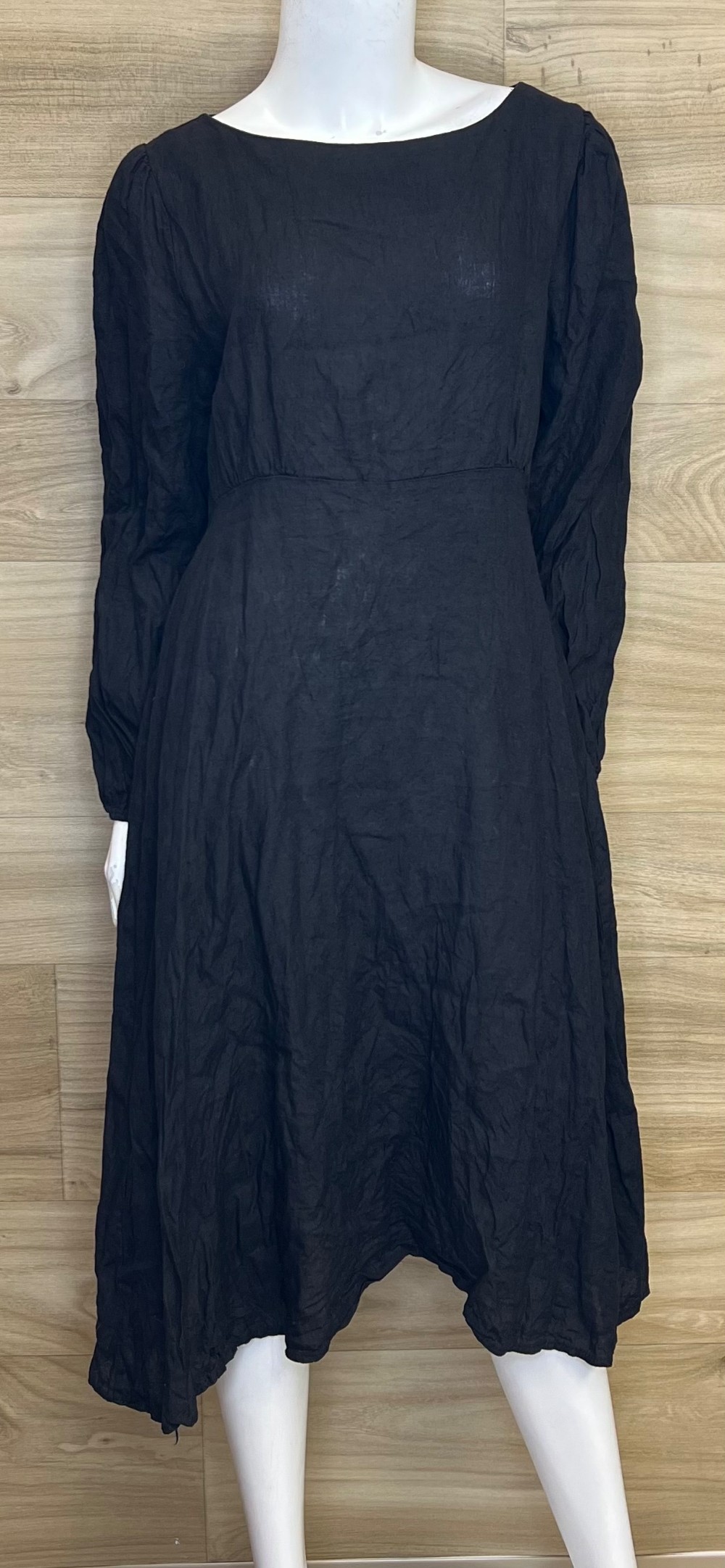 Robe Bellambia (M) Noir (lin)
