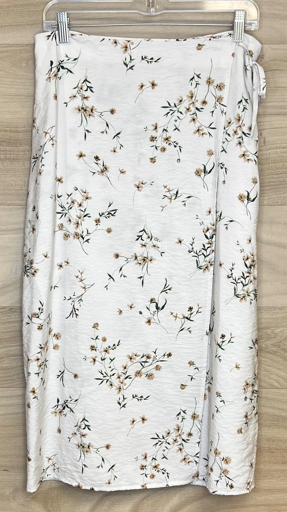 Jupe Reitmans (M) Blanche fleurie brune