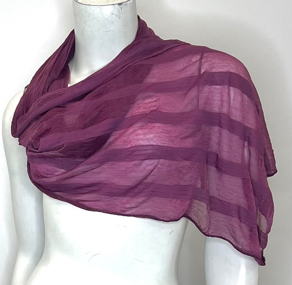 Écharpe Marque Inconnue mauve