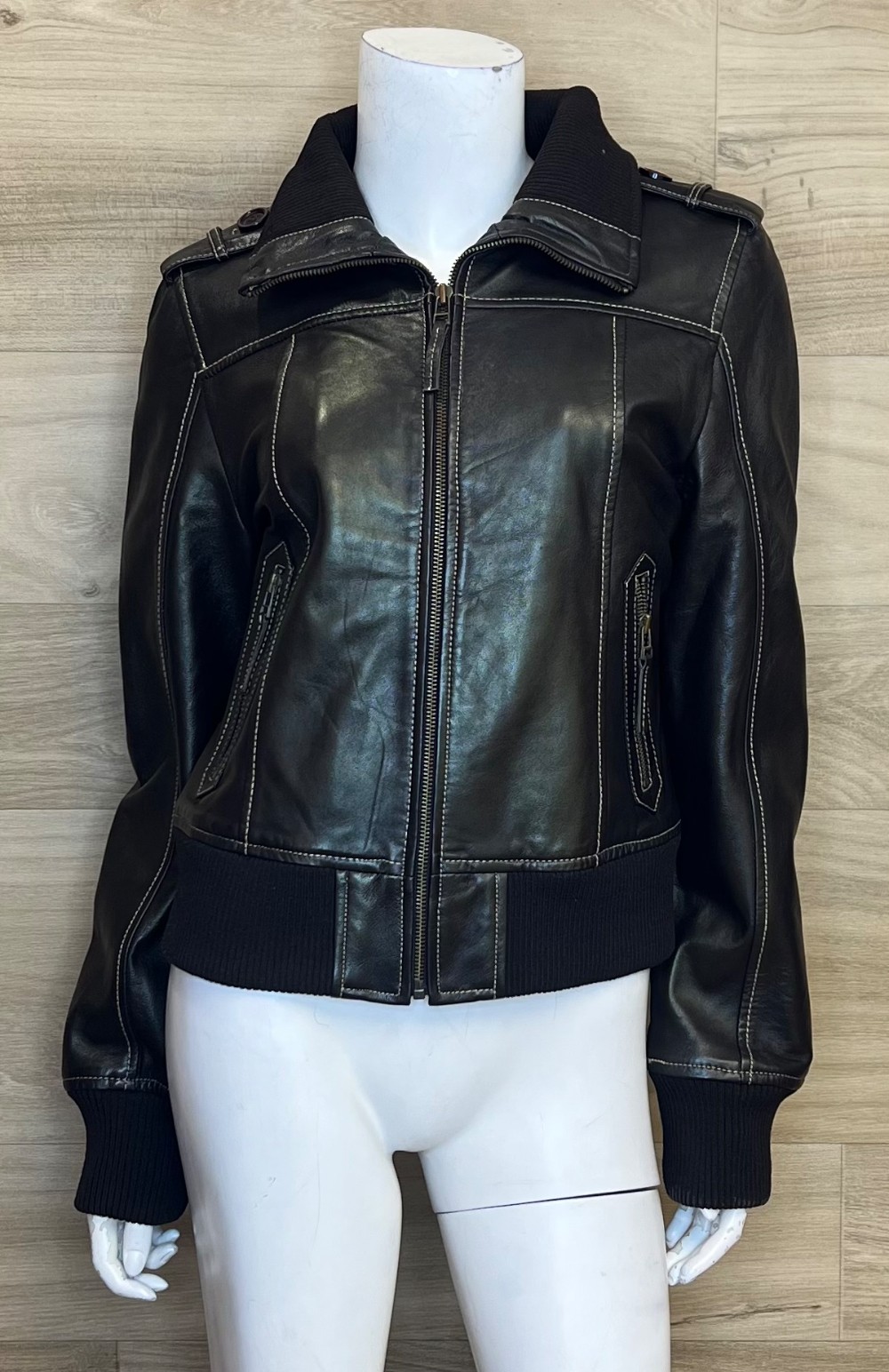 Manteau Bod & Christensen (S) brun (cuir)