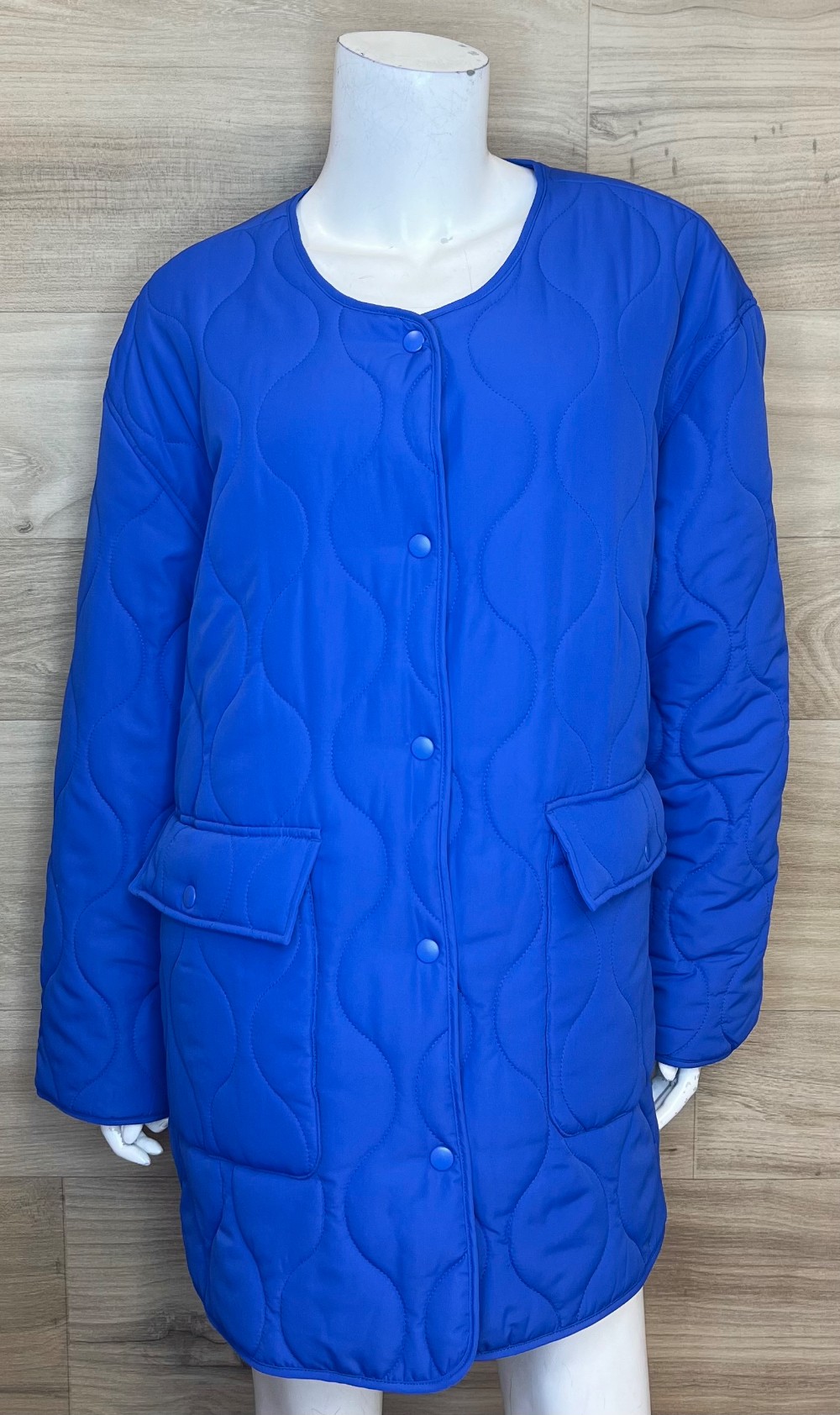Manteau Anko (L) bleu (surpiqué)