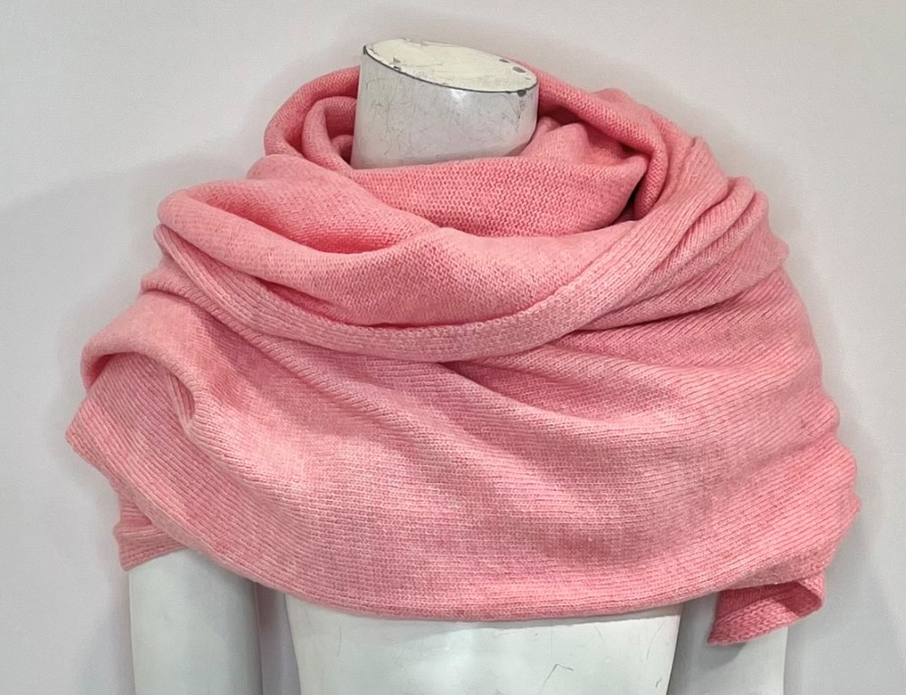 Foulard COLORI rose (très grand)