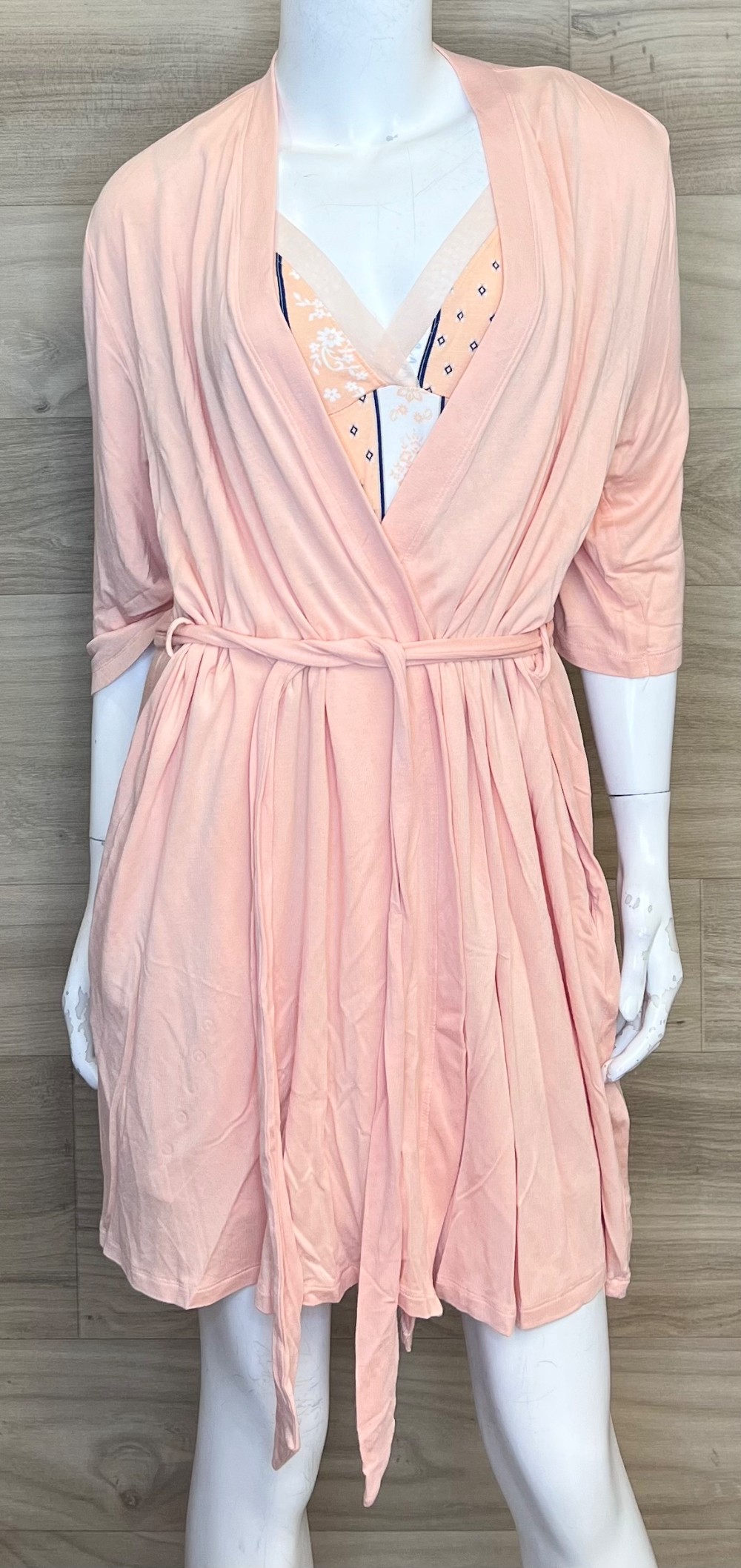 Peignoir La Vie En Rose (L/XL) pêche