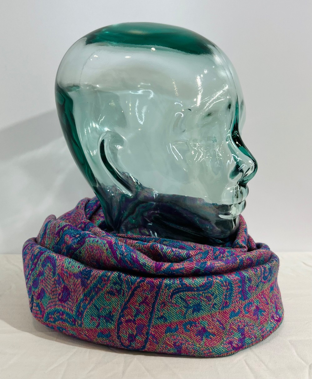 Foulard Sans Marque Rose et bleu