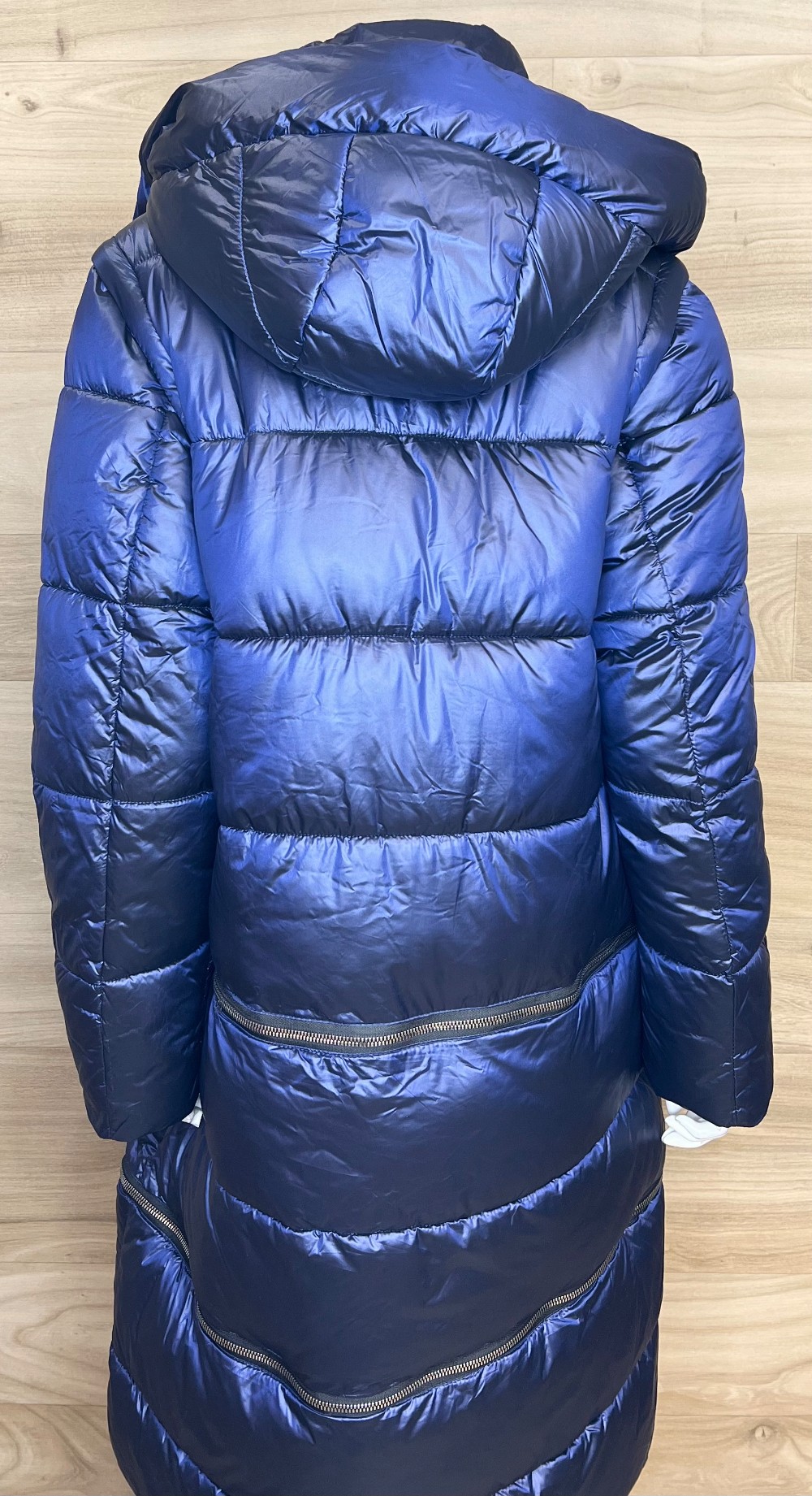 Manteau Ness (L) bleu marin (matelassé) (multifonction)