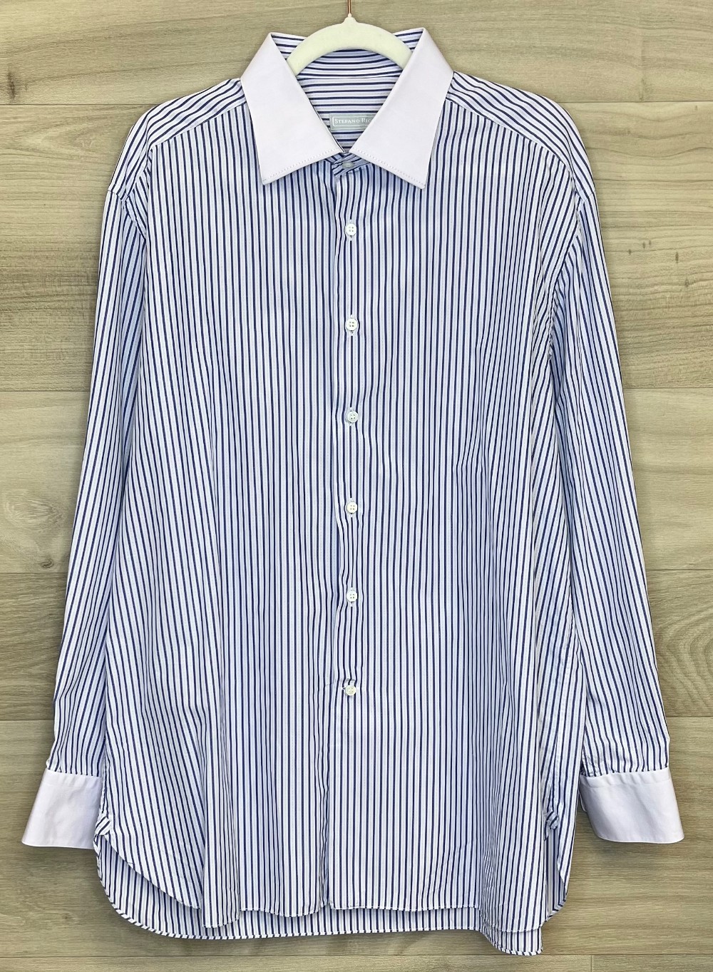 H Chemise Stephano Ricci (XL/44) lilas rayé mauve