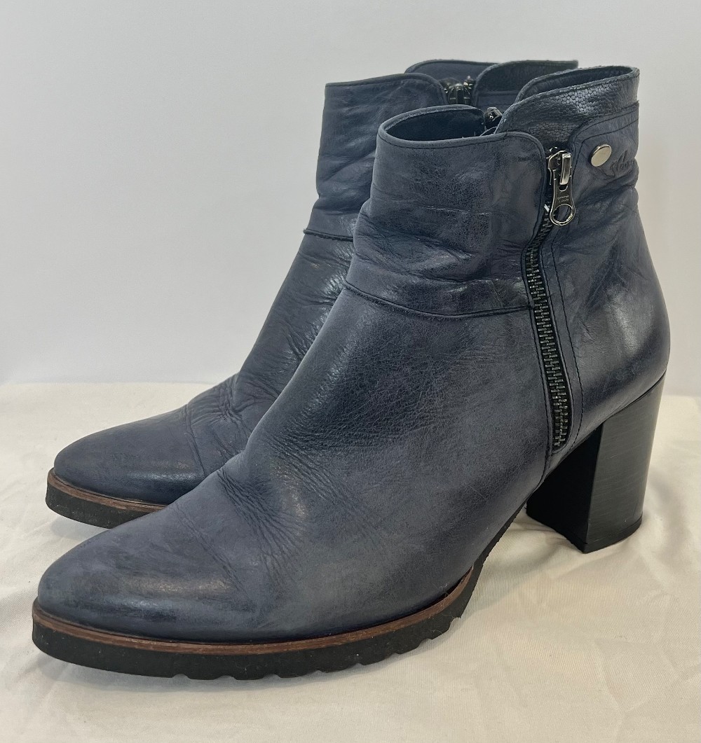 Bottes Dorking (40/9) Bleu (Cuir Veritable)