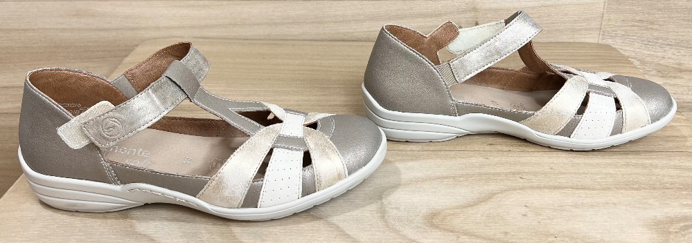 Sandales Remonte (38/8) bronze et beige