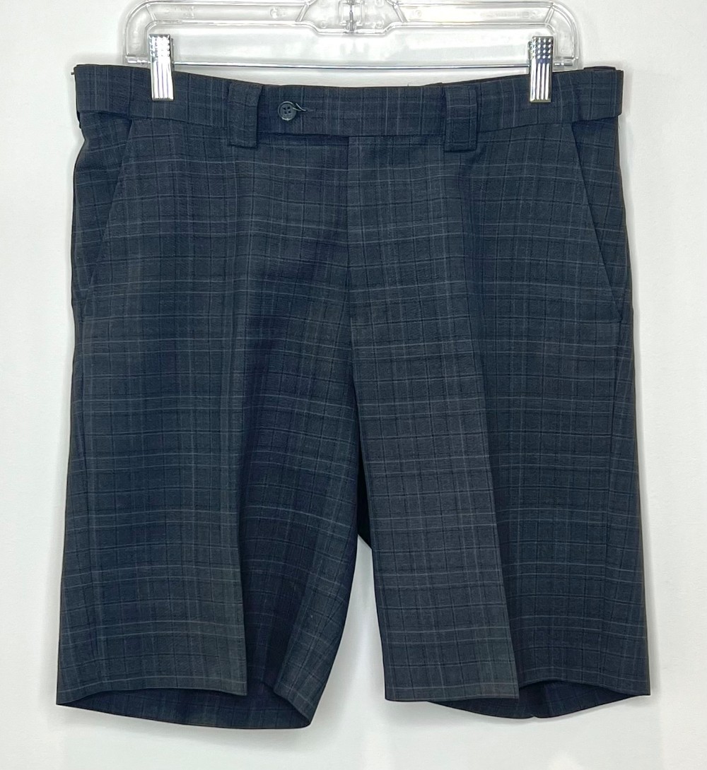 H Bermuda Etiquette Coupee (M/32) Gris Carreau