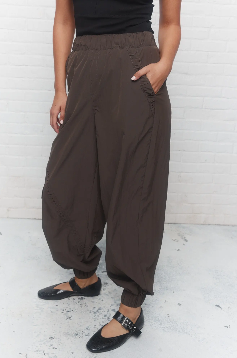 Pantalon Joelle Collection (XS) brun (Rainy)