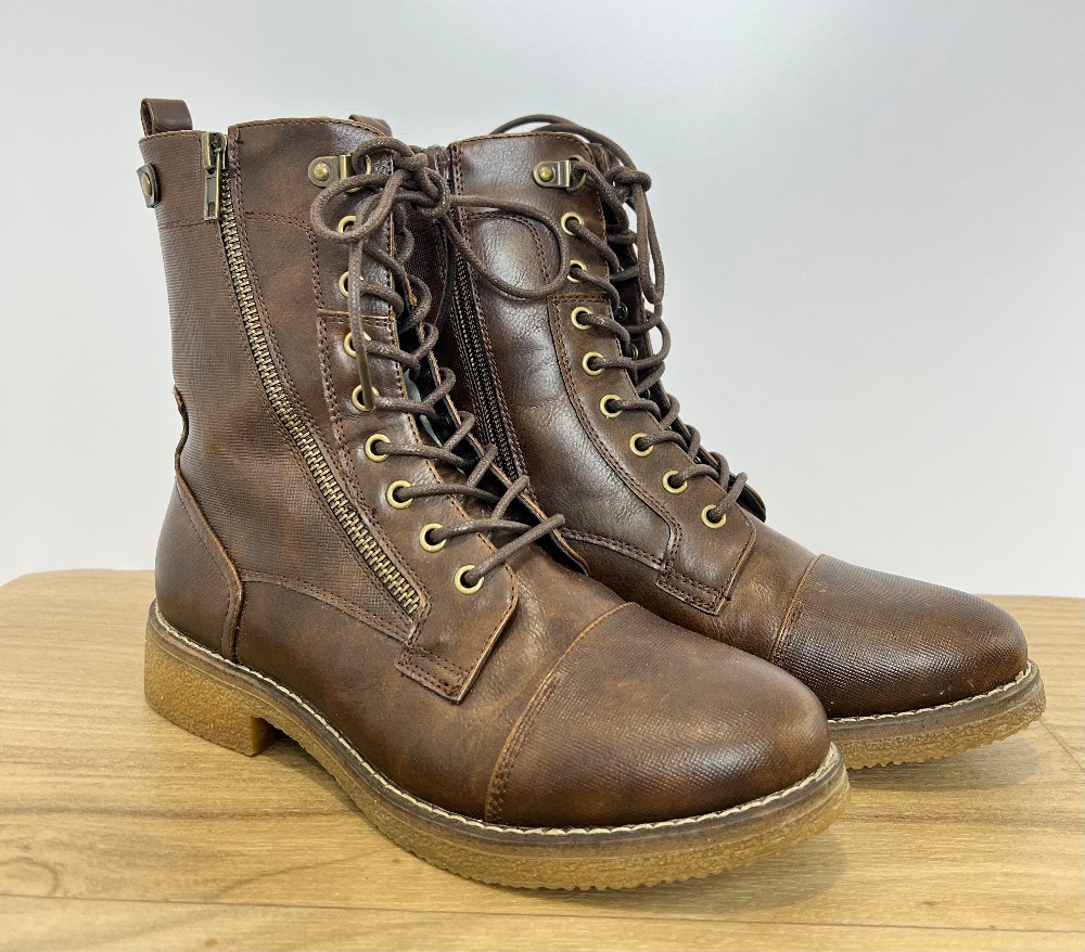 Bottes Alberto (7.5) Brune (Lacets)