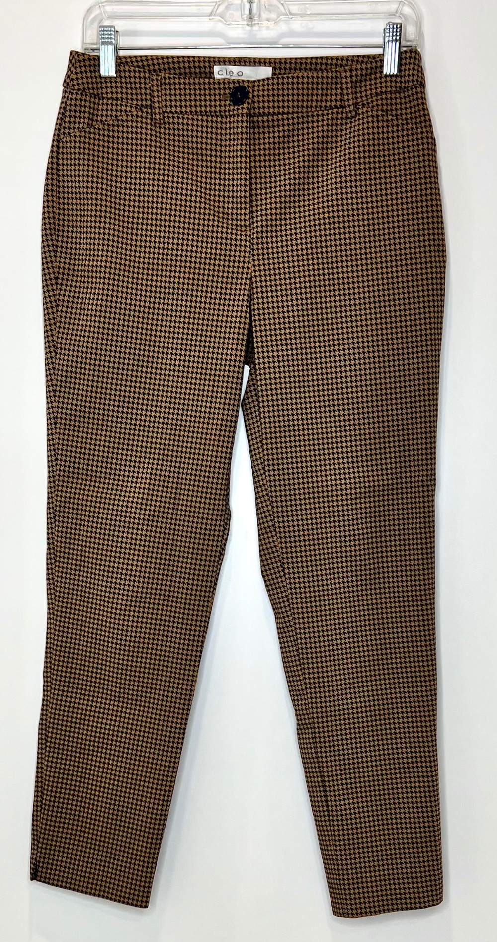 Pantalon Cleo (S/6) brun et noir (pied de poule)