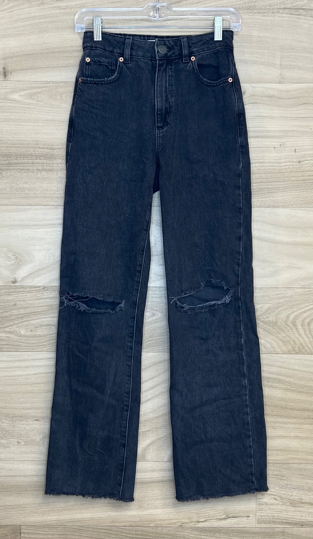 Jeans Garage (XS/0) noir troué