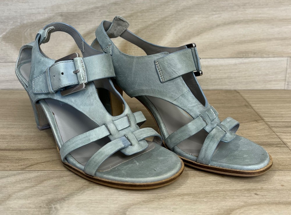 Sandales Ecco (36/6) vert bleuté