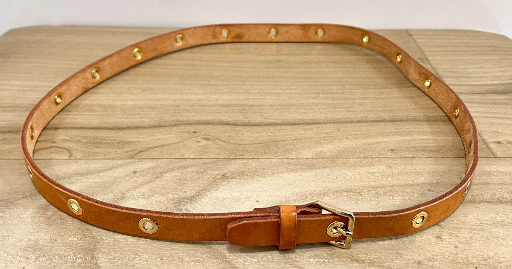 Ceinture (L) brun et or