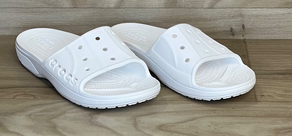 H Sandales Crocs (10) Blanches