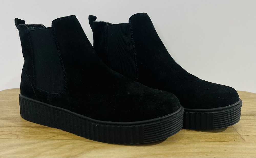 Bottes Sans Marque (9) Noir (Suede)