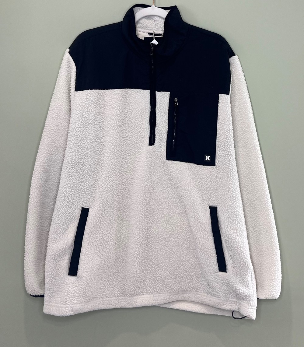 H Veste Hurley (XL) Blanc et Noir