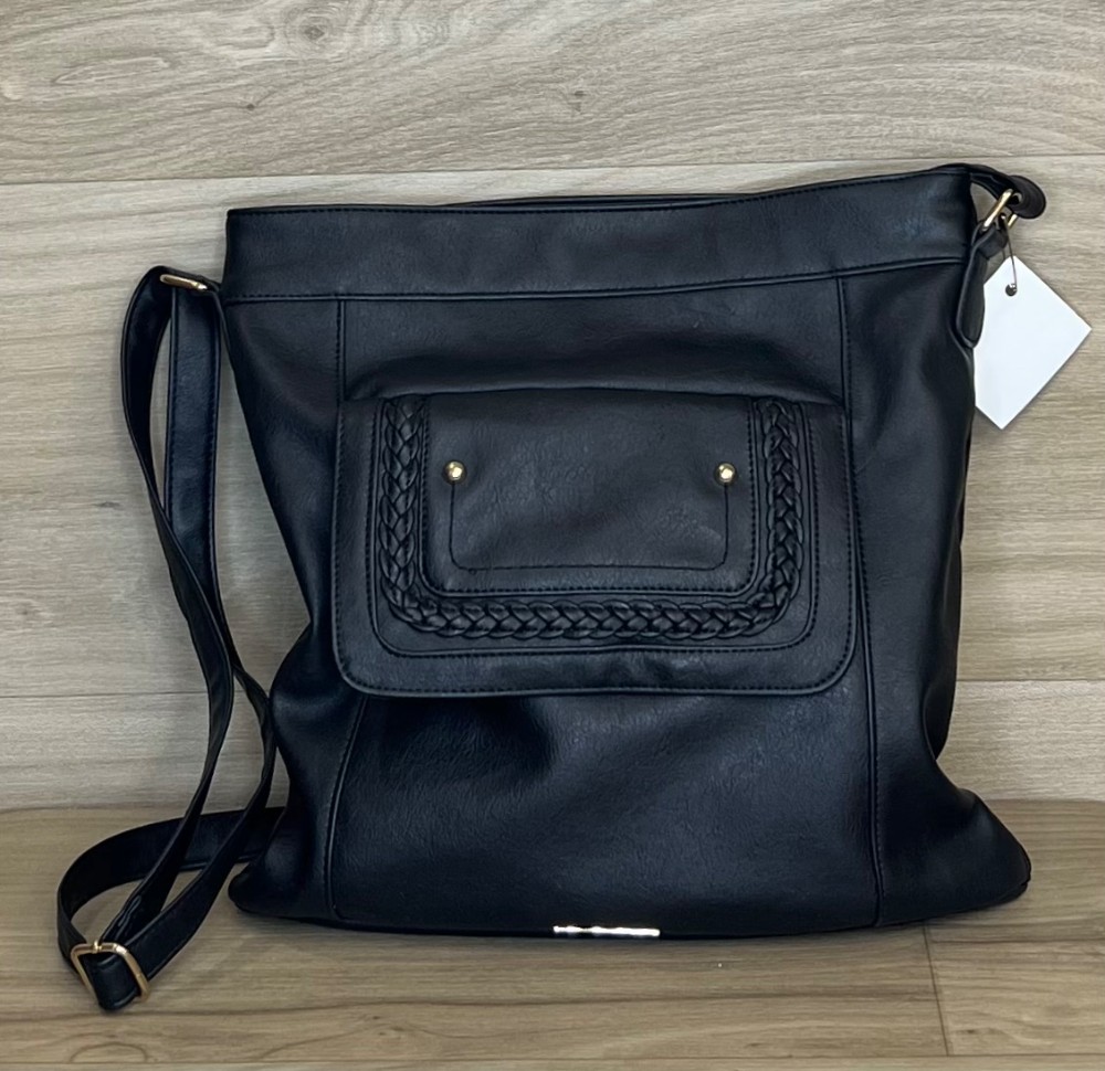 Sac A Bandouliere Rampage Noir Faux Cuir