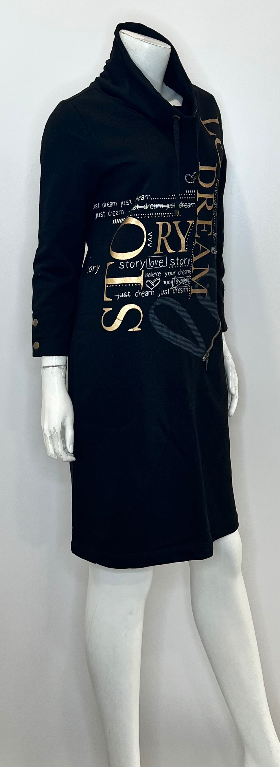Robe DOLCEZZA (S) noire LOVE DREAM