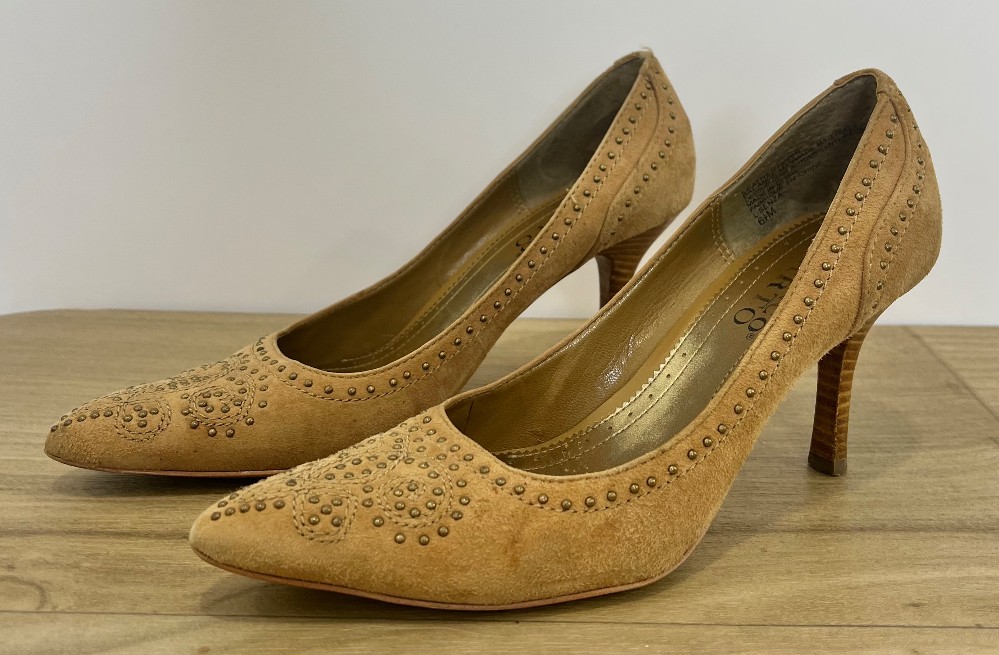 Escarpins FRANCO SARTO (6.5) bruns (cuir)