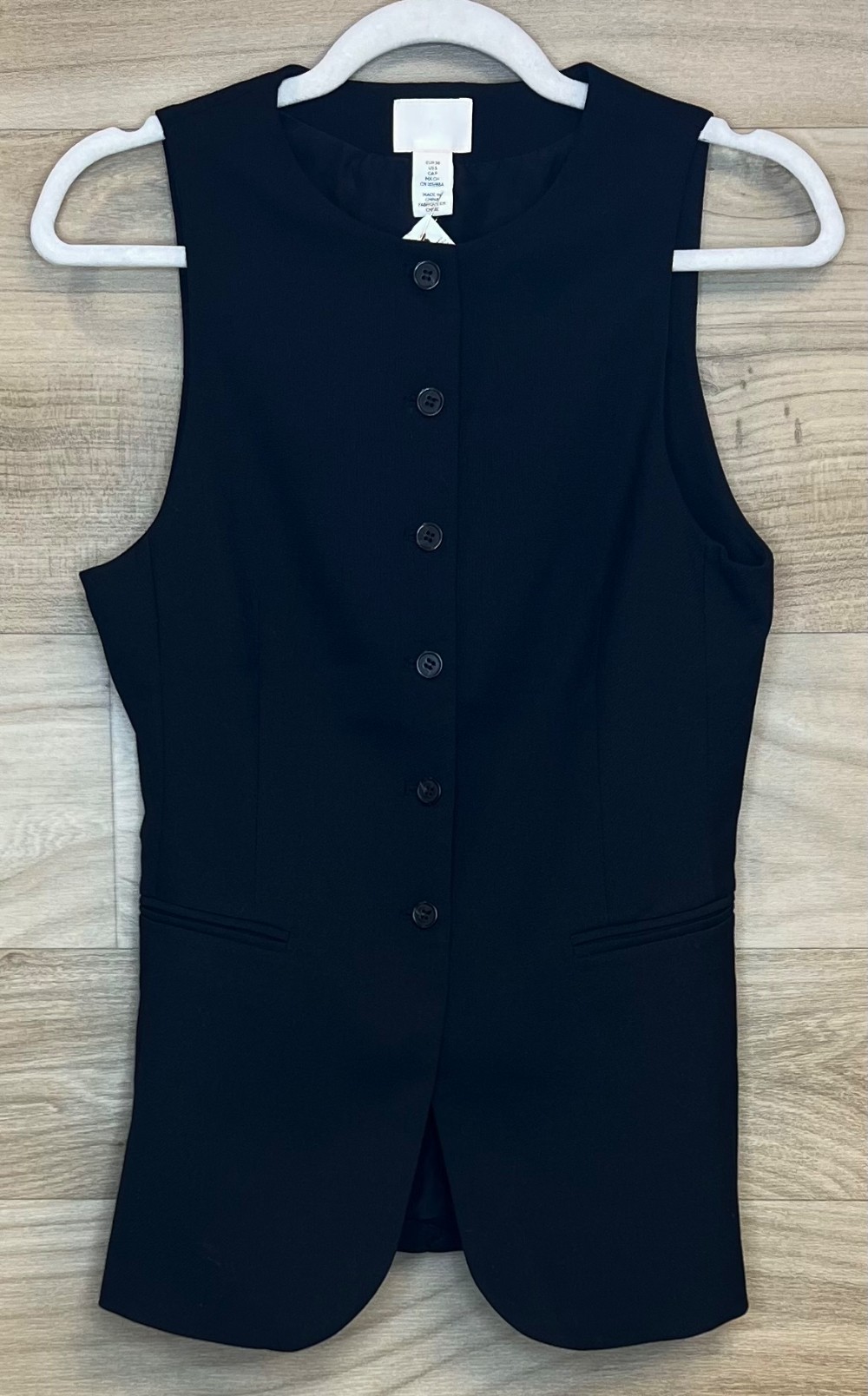 Veste H&M (S) Noire (Sans Manche)