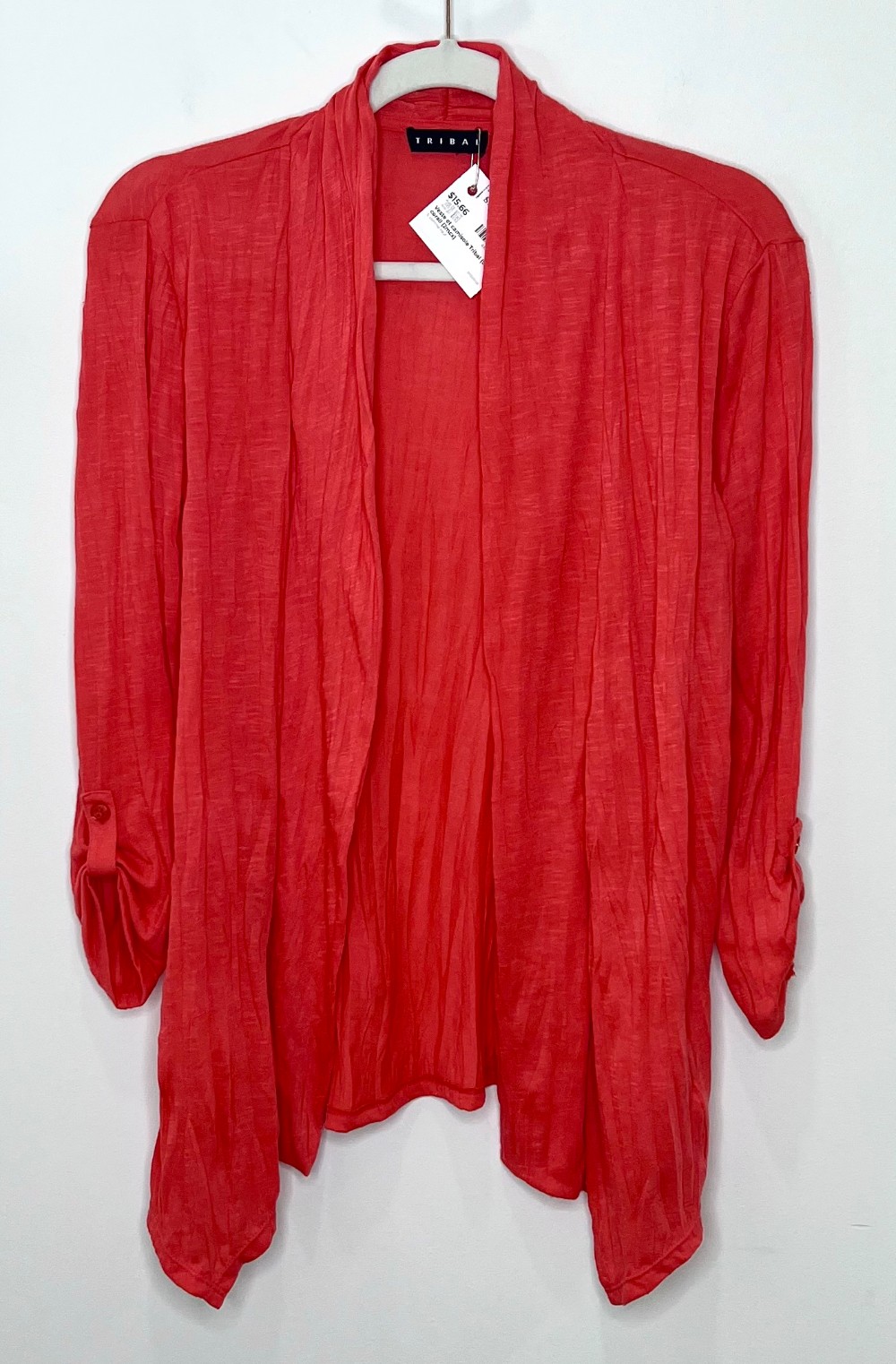 Veste et camisole Tribal (S) corail (2mcx)