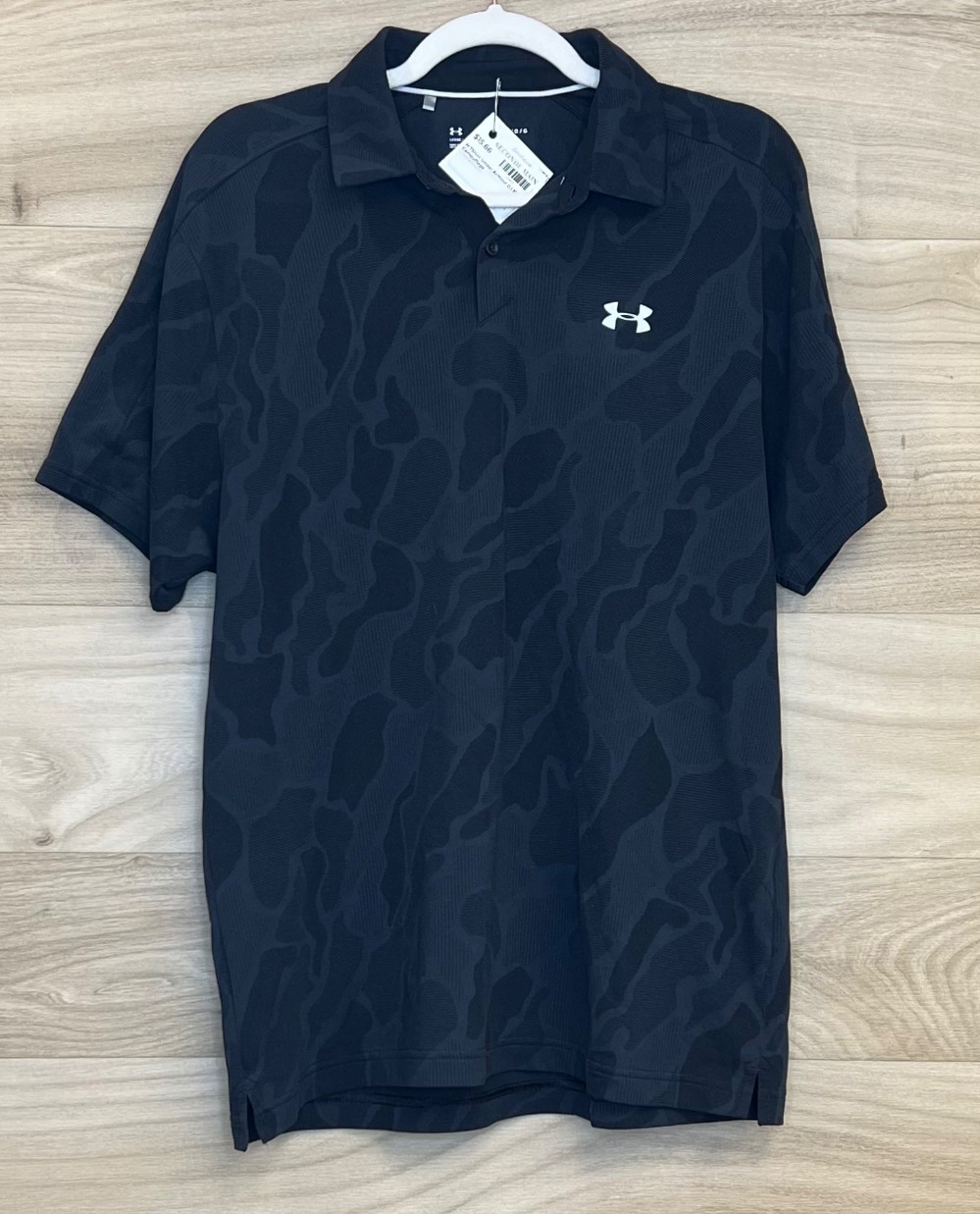 H TShirt Under Armour (L) Noir Camouflage