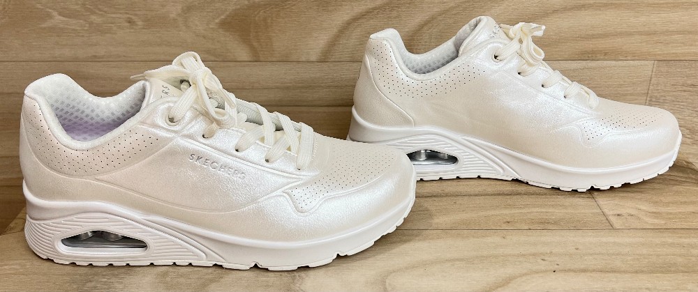 Espadrilles Skechers (9) blanc nacré