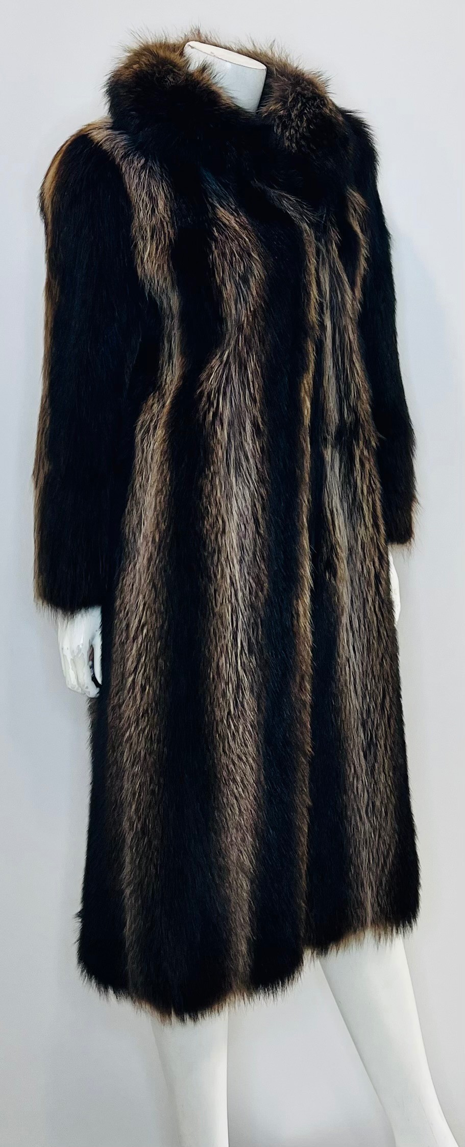 Manteau LAFLAMME FOURRURE (M/L) brun rakyé (fourrure)