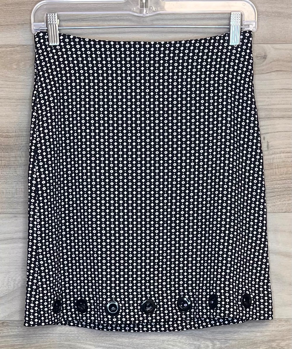 Jupe Kensie (XS) noir et blanc