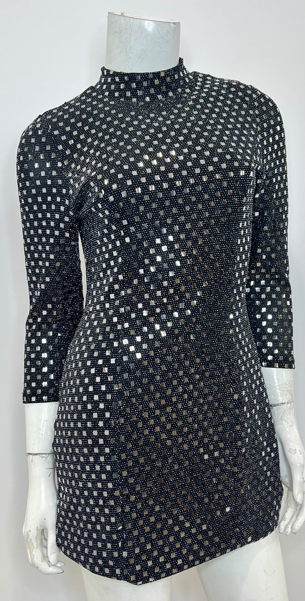 Robe Colori (S) noir et argent