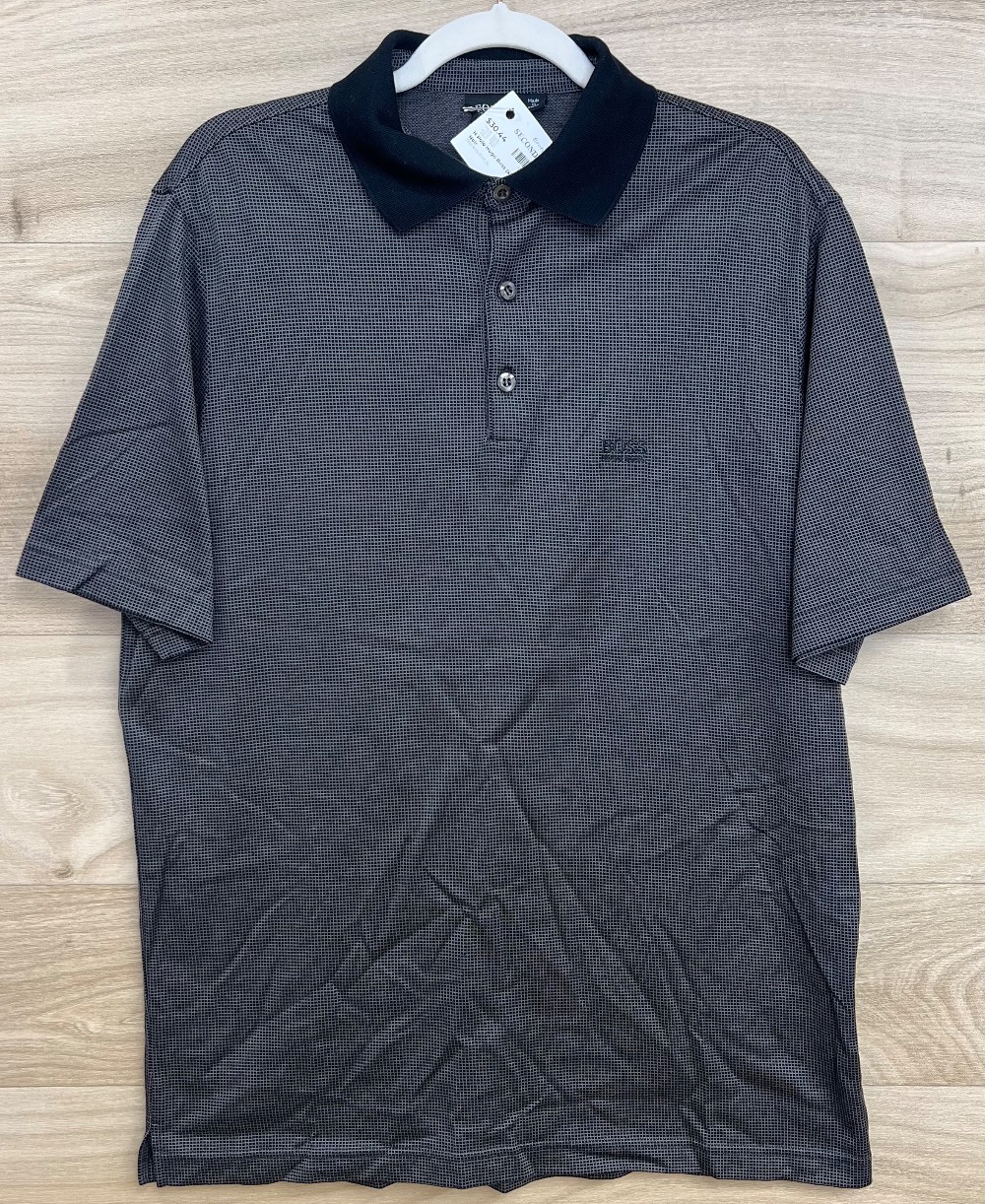 H Polo Hugo Boss (XL) Gris et Noir