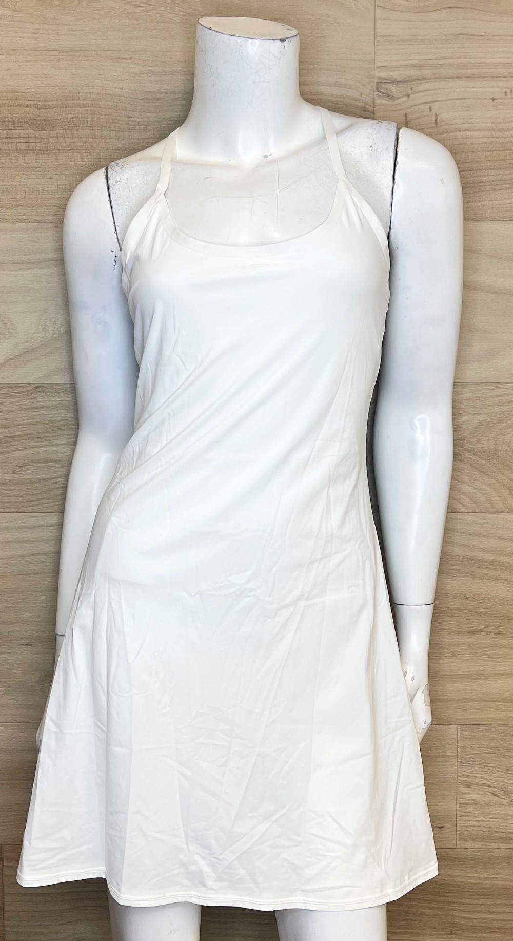 Robe Outdoor Voices (S) blanche (short intégré)