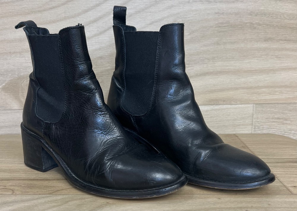 Bottes Intervalle (6.5/37) Noir (Cuir Véritable)