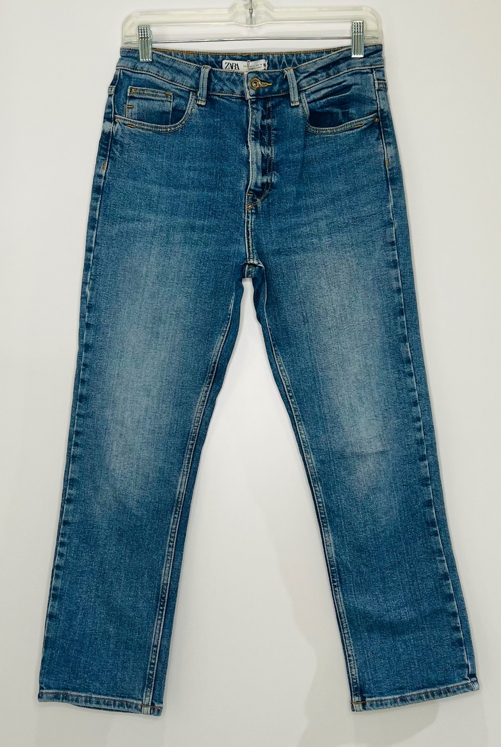 Jeans Zara (S/6) bleu (taille haute)