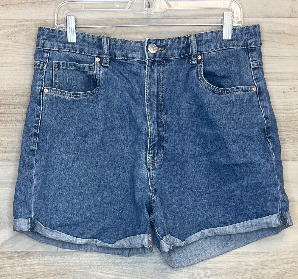 Short Refuge (L) jeans bleu
